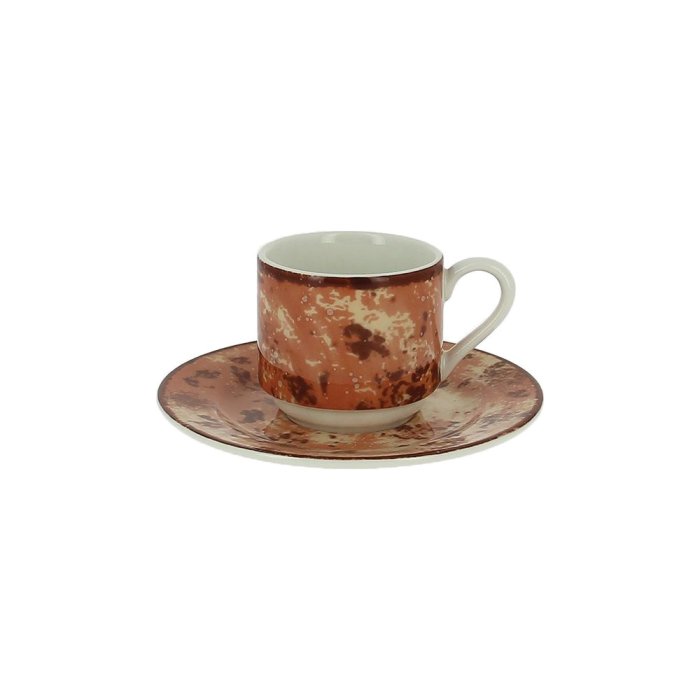 Блюдце RAK Porcelain Peppery для чашки 130 мм, h 17 мм, красный цвет BASA13PBR