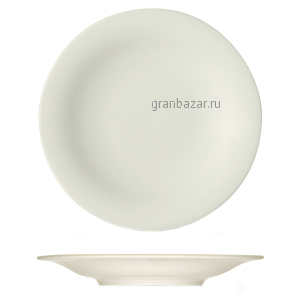 Тарелка мелкая «Рафинез»; фарфор; D=21см; слон.кость Bauscher 20 1221