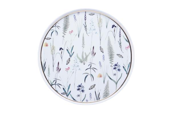 Тарелка обеденная BOTANICAL фарфор, d 270 мм, белый Porland 18CP27 BOTANICAL