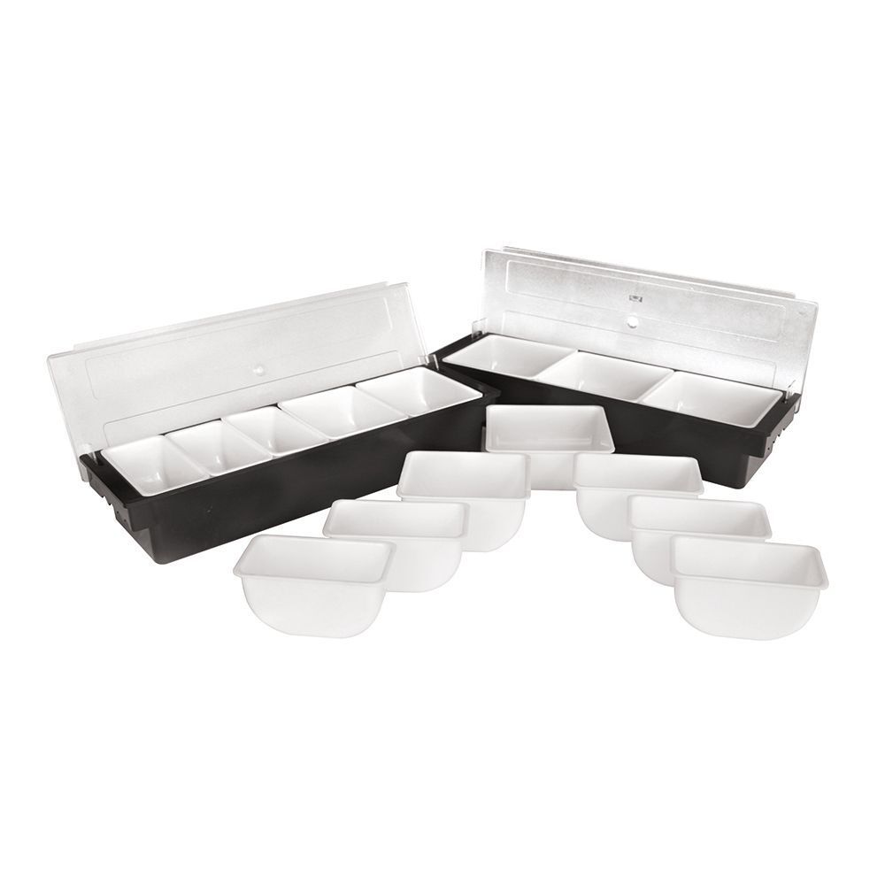 Контейнер для фруктов, 3 отделения, пластиковый корпус, P.L. Proff Cuisine - BarWare JD-B3B