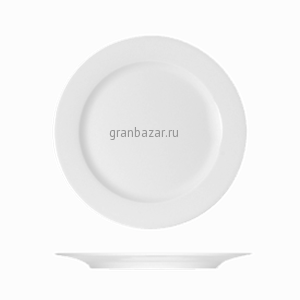 Тарелка мелкая «Мэтр»; фарфор; D=25см; белый Bauscher 70 0025