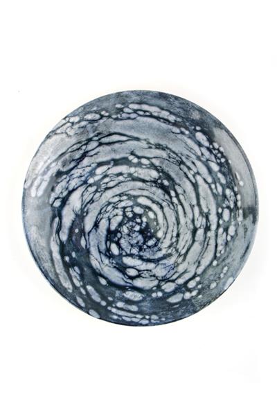 Тарелка плоская VORTEX фарфор, d 170 мм, h 45 мм, синий Porland 187617 VORTEX