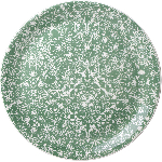 Тарелка мелкая «Инк»; фарфор; D=300мм, H=20мм; зелен., белый Steelite 1765 0565