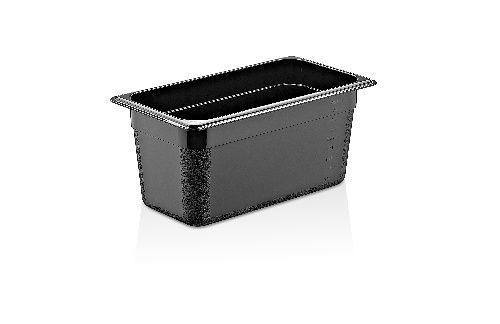 Гастроемкость 1/3 h=150 мм. 5 л. п/п черная /1/18/ Gastroplast GNPP-13150/B