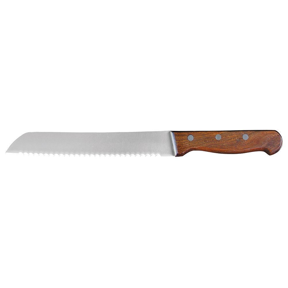 Нож для хлеба 200 мм, деревянная ручка, P.L. Proff Cuisine ZJ-QMB308