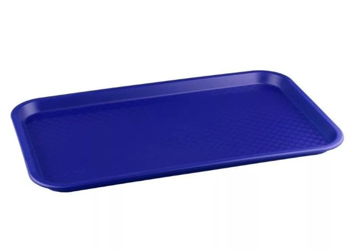 Поднос пластик MVQ 450х350 мм синий TPL45X35BL