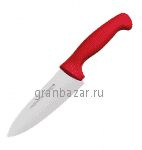 Нож поварской; сталь нерж.,пластик; L=15см; металлич.,красный Prohotel AS00301-02Red