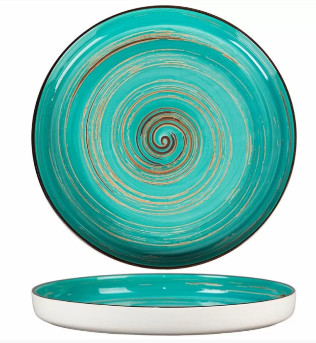 Тарелка с бортом Texture Light Cyan Circular 280 мм, h 31 мм, P.L. Proff Cuisine