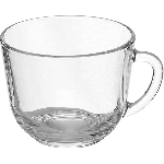Чашка чайная "Гламур"; стекло; 200мл; D=89, H=69мм; прозр. ОСЗ 1337