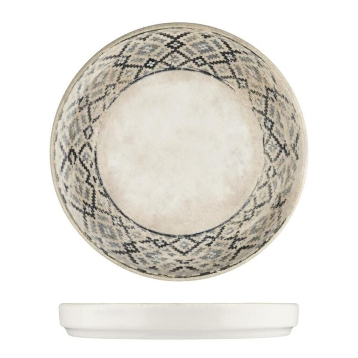 Тарелка с бортом d 190 мм h23 мм Rug By Bone Innovation [6]