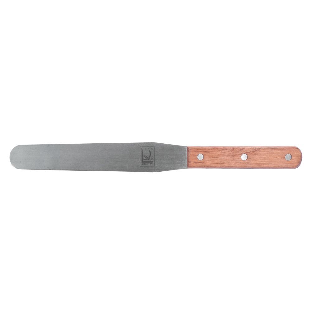 Лопатка кондитерская Proff Chef Line 260х38 мм 378 мм прямая нерж. с дерев. ручкой P.L. Proff Cuisine GS-10208-250AK
