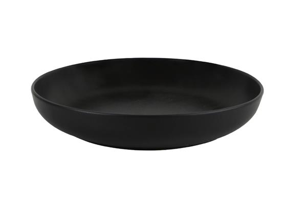 Салатник полуглубокий BLACK фарфор, 835 мл, d 220 мм, h 40 мм, черный Seasons Porland 368122 черный