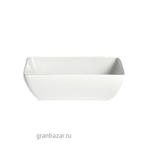 Салатник квадратный «Варик»; фарфор; 190мл; H=4.2,L=10,B=10см; белый Steelite 6900 E417