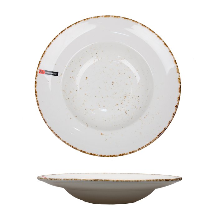 Тарелка круглая для пасты Organica Grain 400 мл, d=275 мм P.L. Proff Cuisine TX21255-280-H461