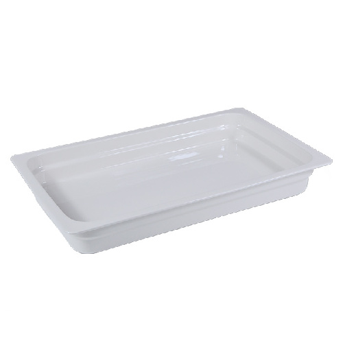 Гастроемкость White 1/1 h=65 мм. 7 л. белая фарфор Bonna /1/ GNP1/1KVT
