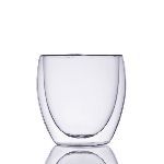 Стакан 250 мл. d=72 мм. h=90 мм. с двойными стенками Термостекло Wilmax /1/60/ 888761