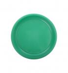 Тарелка 210мм столовая пластик зелёный Диапазон 50шт