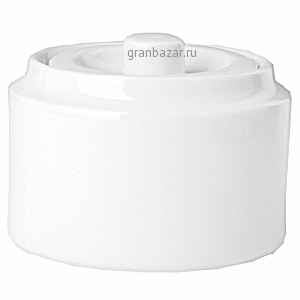 Крышка д/сахарницы «Прага»; фарфор; 200мл; D=7,H=4см; белый G.Benedikt PRA4502