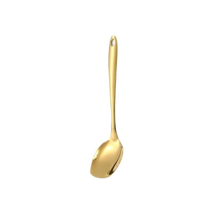 Ложка гарнирная для раздачи Oval Tip 260 мм нерж. цвет золото PVD P.L. Proff Cuisine