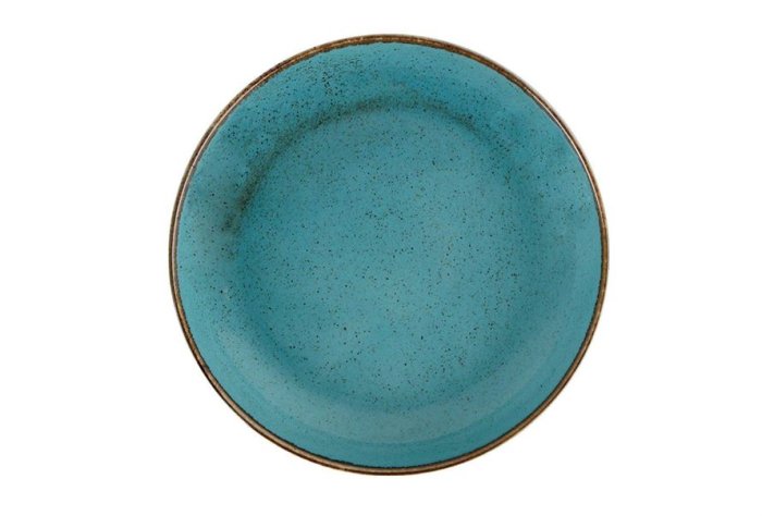 Салатник полуглубокий TURQUOISE d=220 мм h=40 мм 835 мл фарфор бирюзовый Seasons Porland 368122 TURQUOISE