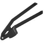 Пресс д/чеснока; алюмин.; D=3,L=15.5,B=3см; черный Ghidini 56