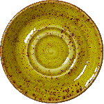 Блюдце «Крафт Эппл»; фарфор; D=145мм, H=17мм; желто-зел. Steelite 1211 0158