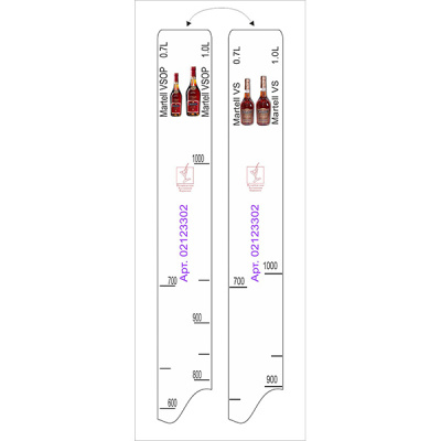 Линейка Мартель VS, Мартель VSOP 0.7, 1 л STEK 2123302
