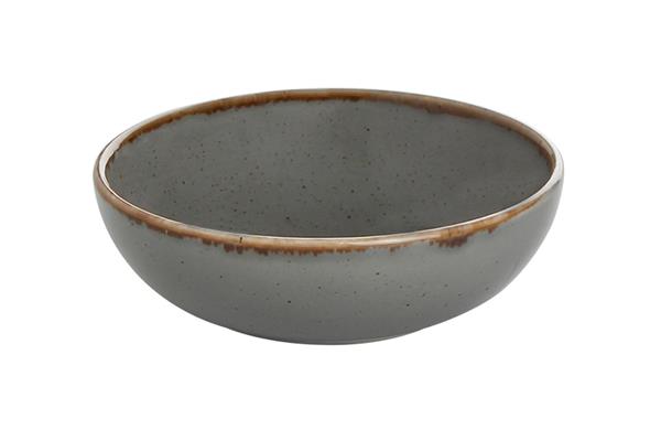 Салатник DARK GREY фарфор, 95 мл, d 100 мм, h 33 мм, серый Porland 368109 темно-серый