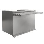 Прилавок кассовый правый Luxstahl КПП-1200 Premium (нерж)