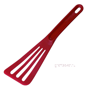 Лопатка кухон. перфорир. «Экзогласс»; пластик; L=30см; красный MATFER 112422