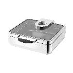 Мармит индукционный Burano 5,5 л 2/3*65 с откидной крышкой и окном 41х48х15 см SUNNEX W07-2302T-UBU