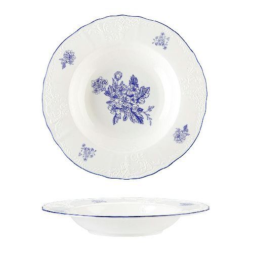 Тарелка глубокая Sea Flower 500 мл d 235 мм h39 мм P.L. Proff Cuisine NY-YQA4767B-BP-9X6 [6]