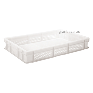 Контейнер д/хранения перф.; пластик; 21л; H=10,L=60,B=40см Paderno 44513E21