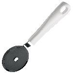 Нож д/пиццы; тефлон, пластик; D=6, L=19.5см; черный, металлич.