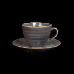 Чайная пара 200мл сине-коричневый Corone Terra 4613F/4615F