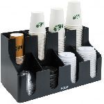 Диспенсер для кофейных аксессуаров на 8 отделений 410х210х220 мм