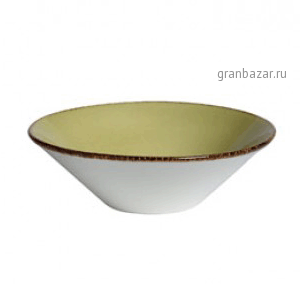 Салатник «Террамеса олива»; фарфор; 800мл; D=20.5,H=9.5см; олив. Steelite 1122 0596