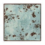 Тарелка RAK Porcelain Peppery квадратная плоская 270х270 мм, голубой цвет EDSQ27PBL