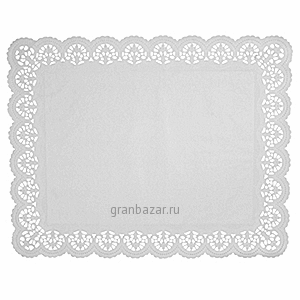 Настол.подкладки прямоуг.; бумага; L=46,B=36см; белый Pap Star 12274 100шт.