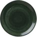 Тарелка мелкая «Визувиус Бёрнт Эмералд»; фарфор; D=200мм, H=15мм; зелен. Steelite 1203 0567