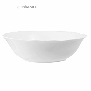 Салатник «Афродита»; фарфор; 1000мл; D=23см; белый Lubiana 2623-white
