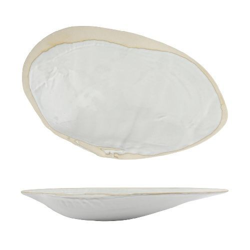 Блюдо овальное Gray Shell Frutti di Mare 325х200 мм h65 мм 100 мл P.L. Proff Cuisine QB23087001