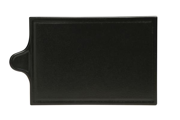 Блюдо для сыра BLACK фарфор, 180х300 мм, h 8 мм, черный Seasons Porland 358130 черный