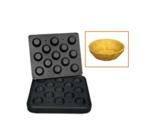 Форма для 13 круглых тарталеток, диаметр 68 мм для тарталетницы DHTartmatic Kocateq DH Tartmatic Plate 31