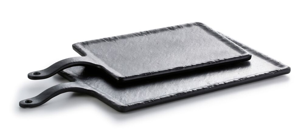 Блюдо поднос меламиновый черный 445х222х21 мм P.L. Proff Cuisine JM16912-MS