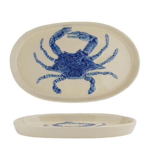Блюдо овальное Crab Northern Blue Gray Frutti di Mare 290х180 мм h25 мм P.L. Proff Cuisine B24011629-2412S