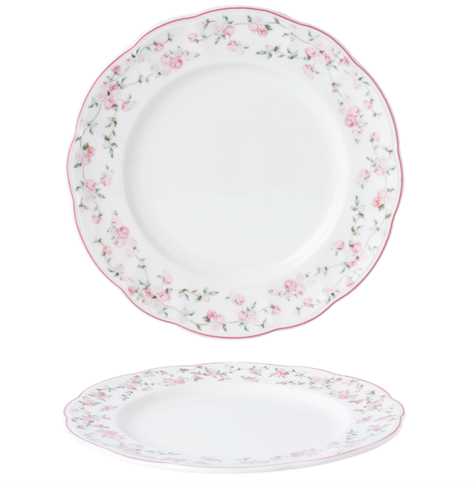 Тарелка d 300 мм Retro Ritz-La Vie En Rose d 300 мм Noble 305015A-G001-K007