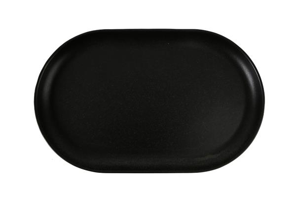 Блюдо овальное BLACK фарфор, 320х200 мм, h 26 мм, черный Seasons Porland 118132 черный