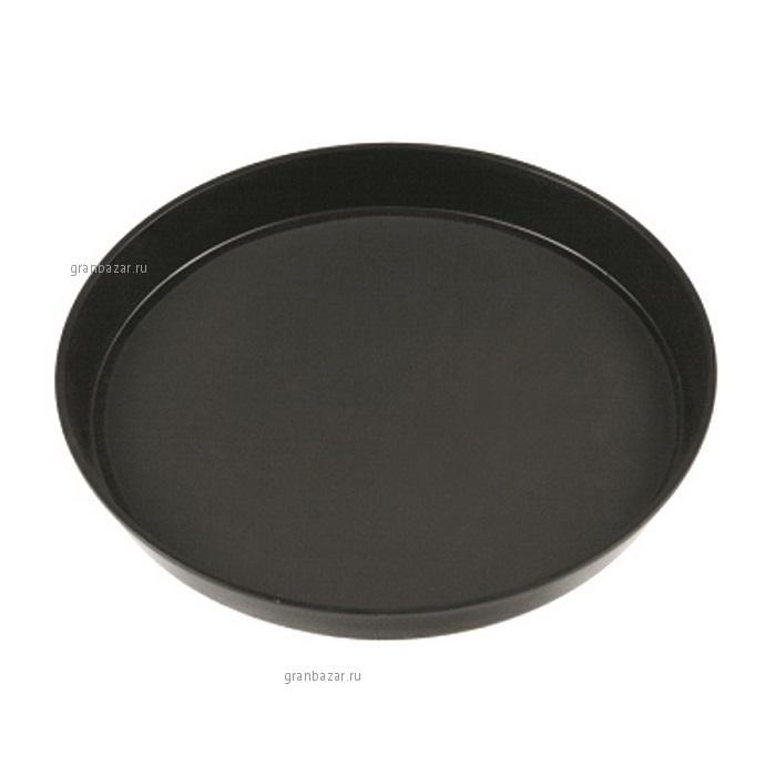 Поднос прорез. d=36,5 см черный h=4см Пивной P.L. Proff Cuisine 1400СТ
