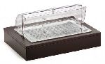 Поднос для джема/масла, с крышкой Roll-top, с охлажд. элементом, на дерев. основании венге 51133100